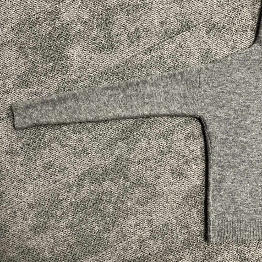 Banana Republic Womens Gray Wool Blend Knit Hoodie Sweater Velvet Drawstring XS - Picture 9 of 12